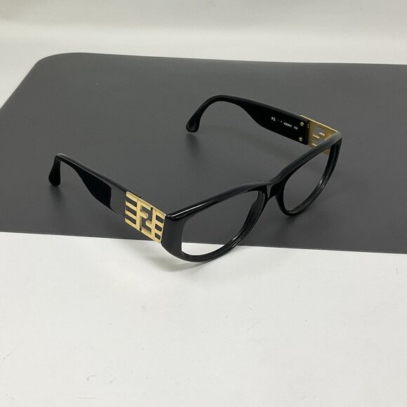 fendi sunglasses Frame Women FS 111  140 Ebony (  Black and gold ) main image 9